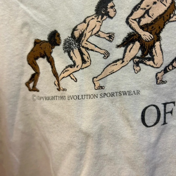 Vintage 1993 Evolution of Football T-Shirt size XL - Picture 7 of 8